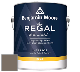 Benjamin Moore 547 Regal Select Waterborne Interior Flat Finish краска цвет 980 Woodcliff Lake