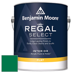 Benjamin Moore 547 Regal Select Waterborne Interior Flat Finish краска цвет NCS S 3560-G 