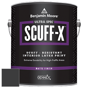 Benjamin Moore 484 Ultra Spec SCUFF-X Interior Matte Finish краска цвет NCS S 9000-N 