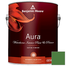 Краска Aura Waterborne Interior Satin Finish (526) цвет 2034-20 Vine Green