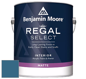 Benjamin Moore 548 IRegal Select Interior Paint - Matte краска цвет 2061-30 Bermuda Blue