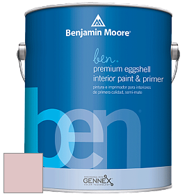 Benjamin Moore Ben W626 Premium Interior Latex Eggshell краска цвет 1254 Rose Lace