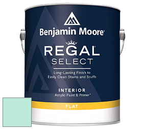 Benjamin Moore 547 Regal Select Waterborne Interior Flat Finish краска цвет 2039-60 Seafoam Green