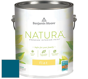 Benjamin Moore 512 Natura Interior Flat Finish матовая краска цвет NCS S 4550-B 