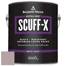 Benjamin Moore 484 Ultra Spec SCUFF-X Interior Matte Finish краска цвет NCS S 3010-R10B 
