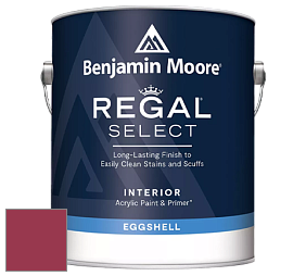 Benjamin Moore 549 Regal Select Waterborne Interior Eggshell Finish краска цвет 2079-10 Candy Cane Red
