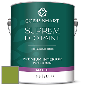 COLOR SMART CS 619 SUPREM ECO PAINT матовая краска цвет NCS S 2070-G40Y 