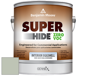 Benjamin Moore 357 Super Hide Zero Voc Interior Eggshell краска цвет 465 Antique Jade