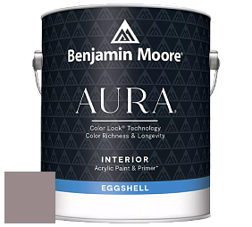 Benjamin Moore Aura 524 Waterborne Interior Eggshell Finish краска цвет 2114-40 Wet Concrete