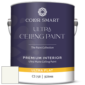 COLOR SMART CS 758 ULTRA CEILING PAINT ультраматовая краска цвет OC-117 Simply White