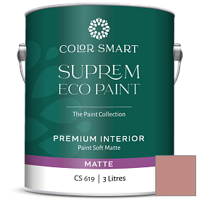 Краска COLOR SMART CS 619 SUPREM ECO PAINT матовая краска цвет 2173-40 Antique Rose