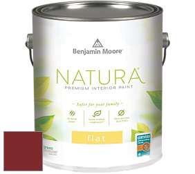Benjamin Moore 512 Natura Interior Flat Finish матовая краска цвет RAL 3011 