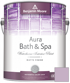 Краска Benjamin Moore Aura Bath & Spa Interior Paint Matte Finish (532) цвет 1376 Angelina