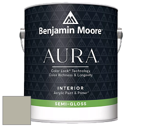 Benjamin Moore Aura 528 Waterborne Interior Semi-gloss Finish краска цвет NCS S 3005-G80Y 