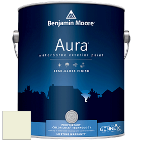 Benjamin Moore Aura 632 Waterborne Exterior Semi-Gloss Finish краска цвет 2029-70 Frosty Lime