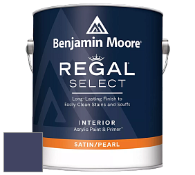Benjamin Moore 550 Regal Select Waterborne Interior Pearl Finish краска цвет 2067-10 Midnight Navy