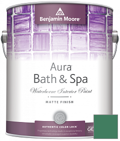 Краска Benjamin Moore Aura Bath & Spa Interior Paint Matte Finish (532) цвет 2040-30 Very Green
