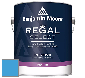Benjamin Moore 548 IRegal Select Interior Paint - Matte краска цвет 2066-40 Rocky Mountain Sky