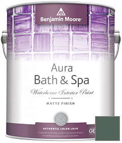 Краска Benjamin Moore Aura Bath & Spa Interior Paint Matte Finish (532) цвет HC-135 BM HC-135