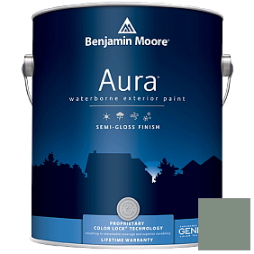 Краска Aura Waterborne Exterior Semi-Gloss Finish (632) цвет 699 Garden Oasis