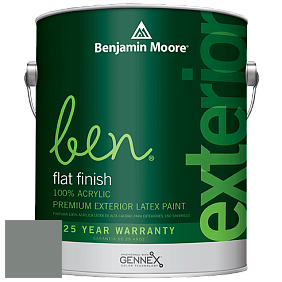 Benjamin Moore Ben 541 Waterborne Exterior Flat Finish краска цвет AC-18 BM AC-18