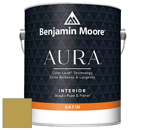 Benjamin Moore Aura 526 Waterborne Interior Satin Finish покрытие цвет RAL 1024 