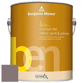 Benjamin Moore Ben W625 Premium Interior Latex Flat краска цвет 2113-40 Cinnamon Slate