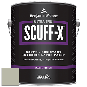 Benjamin Moore 484 Ultra Spec SCUFF-X Interior Matte Finish краска цвет RAL 7032 