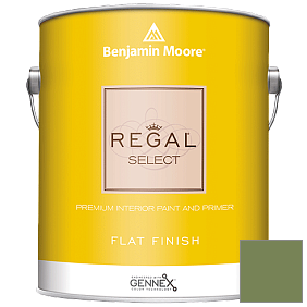 Краска Regal Select Waterborne Interior Flat Finish (547) цвет 546 Courtyard Green