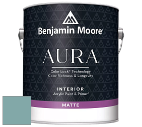 Benjamin Moore Aura 522 Interior Paint - Matte краска цвет NCS S 3020-B40G 