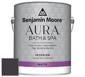 Benjamin Moore Aura 532 Bath & Spa Waterborne Interior Paint Matte Finish краска цвет NCS S 8505-R50B 