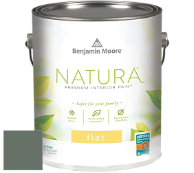 Benjamin Moore 512 Natura Interior Flat Finish матовая краска цвет 700 Enchanted Forest