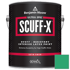 Краска Ultra Spec SCUFF-X Interior Satin Finish (486) цвет 2039-30 Cabana Green