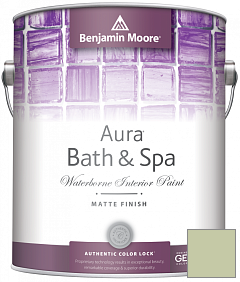 Краска Benjamin Moore Aura Bath & Spa Interior Paint Matte Finish (532) цвет 430 Landscape