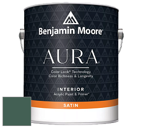 Benjamin Moore Aura 526 Waterborne Interior Satin Finish покрытие цвет 602 Gondola Ride