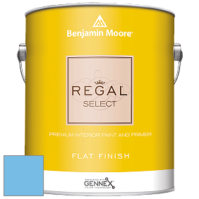 Benjamin Moore 547 Regal Select Waterborne Interior Flat Finish краска цвет 2065-50 Blue Wave