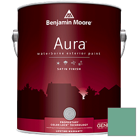 Краска Aura Waterborne Exterior Satin Finish (631) цвет 600 Medici Malachite