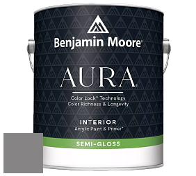Benjamin Moore Aura 528 Waterborne Interior Semi-gloss Finish краска цвет AF-705 