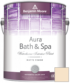 Краска Benjamin Moore Aura Bath & Spa Interior Paint Matte Finish (532) цвет 922 Antique Lace
