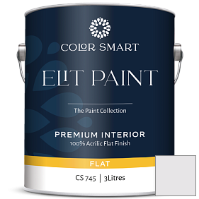 Краска COLOR SMART CS 745 ELIT PAINT глубокоматовая моющаяся краска цвет 882 Feathered Violet