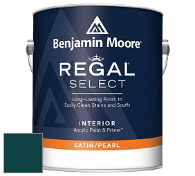 Benjamin Moore 550 Regal Select Waterborne Interior Pearl Finish краска цвет RAL 6004 