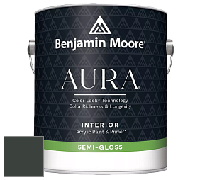 Benjamin Moore Aura 528 Waterborne Interior Semi-gloss Finish краска цвет NCS S 8505-G 