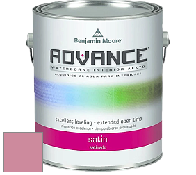 Benjamin Moore 792 Advance Interior Paint-Satin эмаль цвет 2081-40 Pink Blossom