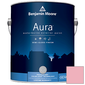 Краска Aura Waterborne Exterior Semi-Gloss Finish (632) цвет 1333 Romance