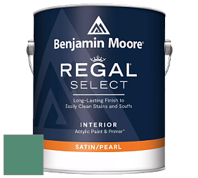 Benjamin Moore 550 Regal Select Waterborne Interior Pearl Finish краска цвет 601 Juniper Green