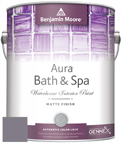 Benjamin Moore Aura 532 Bath & Spa Waterborne Interior Paint Matte Finish краска цвет NCS S 5010-R50B 