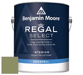 Benjamin Moore 549 Regal Select Waterborne Interior Eggshell Finish краска цвет 433 Forest Hills Green
