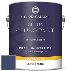 COLOR SMART CS 758 ULTRA CEILING PAINT ультраматовая краска цвет 2065-10 Admiral Blue