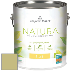 Benjamin Moore 512 Natura Interior Flat Finish матовая краска цвет 2147-40 Dill Pickle