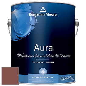 Benjamin Moore Aura 524 Waterborne Interior Eggshell Finish краска цвет 2092-30 Boston Brick